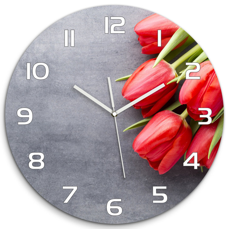 East Urban Home Johusa 60cm Silent Wall Clock Wayfair.co.uk